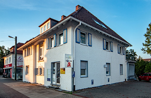 Das Gebäude der Praxis Dr. med. Yvonne Winter an der Jöllenbecker Str. 274 in Bielefeld